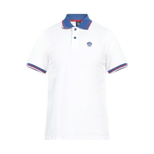 【送料無料】 ノースセール メンズ Tシャツ トップス Polo shirts White
