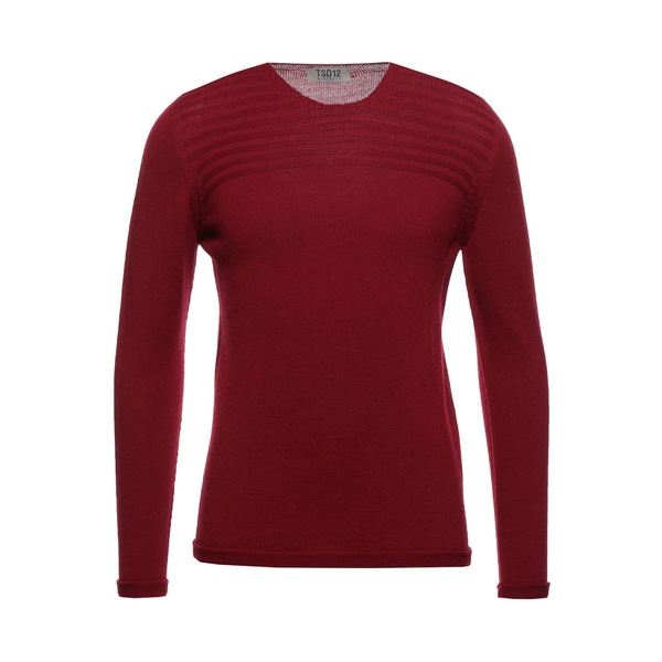 【送料無料】 ティーエスディ12 メンズ ニット&セーター アウター Sweaters Red