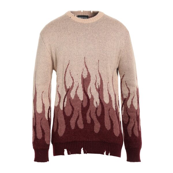 【送料無料】 ヴィジョン・オブ・スーパー メンズ ニット&セーター アウター Sweaters Beige