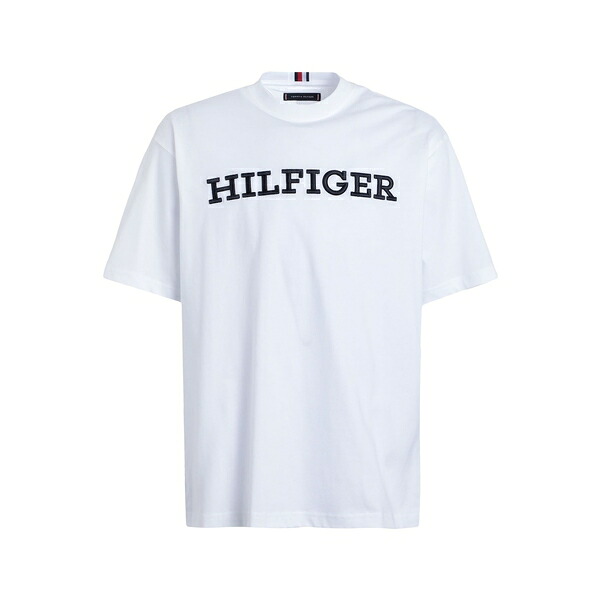 【貨物輸送無料】 トミー ヒルフィガー メンズ プルオーバー トップス T-shirts White