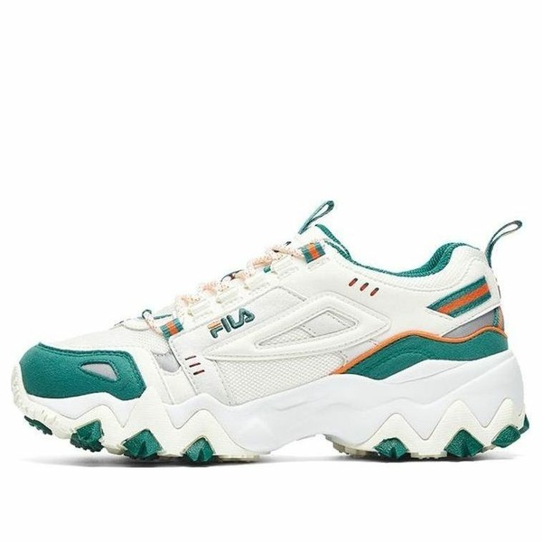 FILA フィラ レディース スニーカー 【(WMNS) FILA Oakmont Low-To Running Shoes White/Green F12W011115FPT】 サイズ US_7.5(24.5cm)｜asty 36,920円