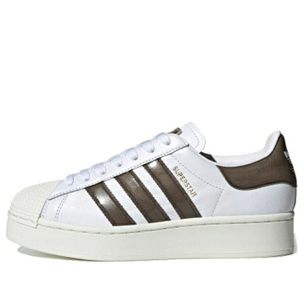 adidas アディダス レディース スニーカー 【(WMNS) adidas BlackPinkadidas originals Superstar Bold 'White Brown' FV3356】 サイズ US_6.5(23.5cm)｜asty