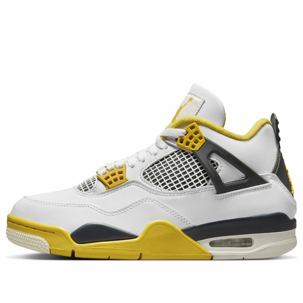 Jordan ジョーダン レディース スニーカー 【(WMNS) Air Jordan 4 Retro 'Vivid Sulfur' AQ9129-101】 サイズ US_8.5(25.5cm)｜asty