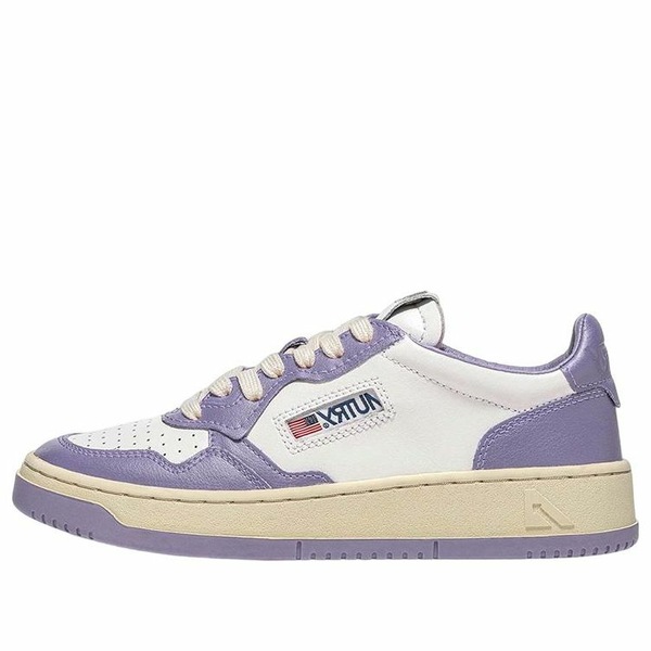 AUTRY オートリー レディース スニーカー 【(WMNS) AUTRY Medalist Low Top Bicolor 'White Purple' AULW-WB19】 サイズ US_8(25.0cm)｜asty