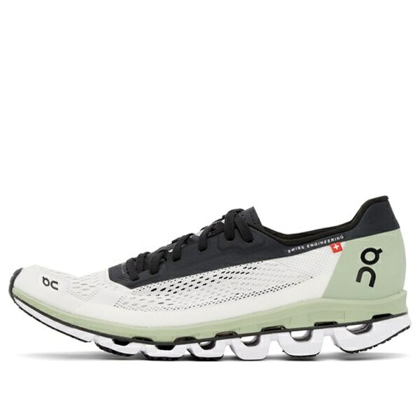 On Running オン ランニング レディース スニーカー 【(WMNS) On Running Cloudboom 'White Black Green' 37.99639】 サイズ US_7.5(24.5cm)｜asty