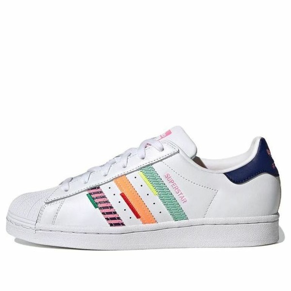 adidas アディダス レディース スニーカー 【(WMNS) adidas originals Superstar 'White Multi' GW9783】 サイズ US_6(23.0cm)|asty
