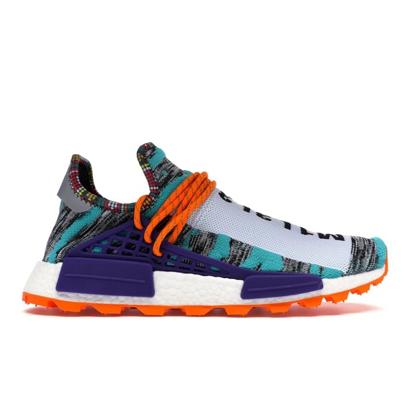 adidas アディダス メンズ スニーカー 【adidas NMD Hu Pharrell Solar Pack Orange】 サイズ US_10.5(28.5cm) White/Black/Orange