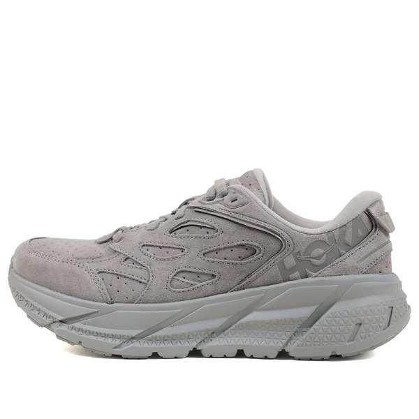 HOKA ONE ONE ホカオネオネ メンズ スニーカー  【HOKA ONE ONE Clifton L Suede \u0027Limestone\u0027 1122571-LLTN】  大きさ US_10.5(28.5糎)