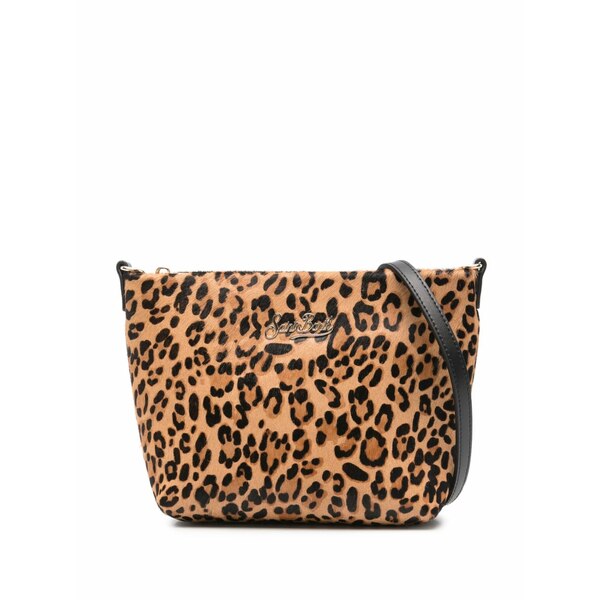 エムシーツーセイントバース レディース ショルダーバッグ バッグ Aline brushed leather bag Brown|asty
