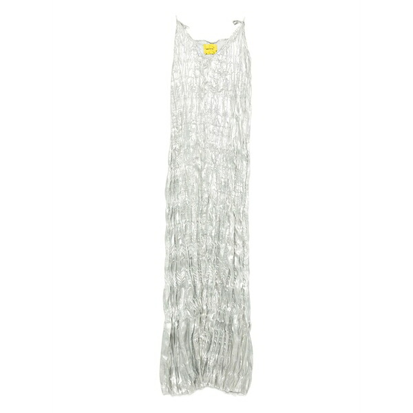 マルケス アルメイダ レディース ワンピース トップス Crinkled slip dress Silver｜asty