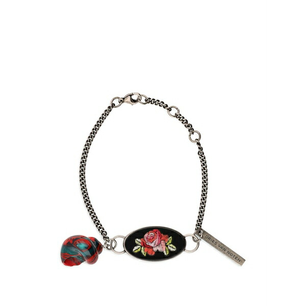 ドリス・ヴァン・ノッテン メンズ ブレスレット・バングル・アンクレット 添え物 Charm chain bracelet Silver