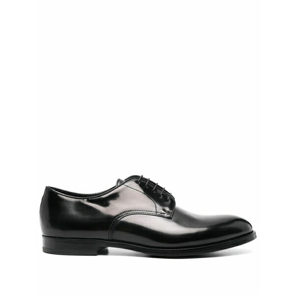 ドンカルズ メンズ 御召しものシューズ シューズ Leather derby shoes Black
