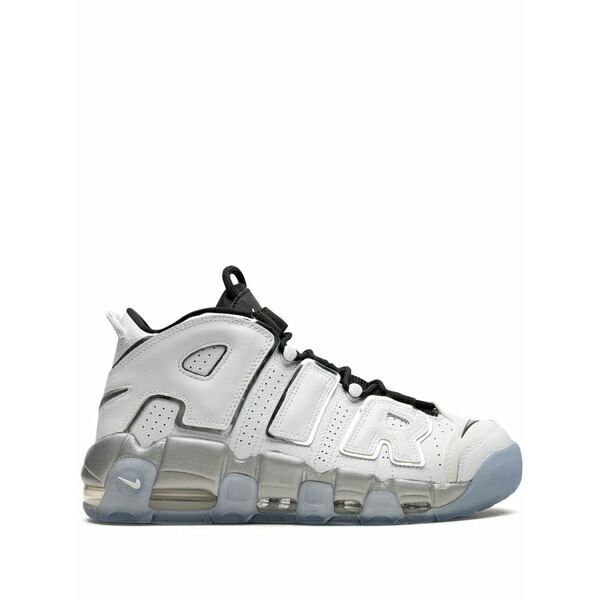 ナイキ レディース スニーカー シューズ Air more uptempo \"white metallic\" sneakers White