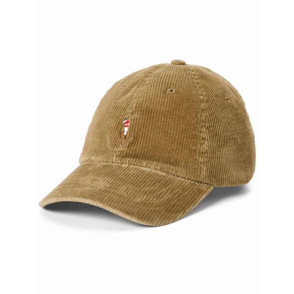 ラルフローレン メンズ かぶり笠 付属品 Corduroy baseball cap  Neutrals