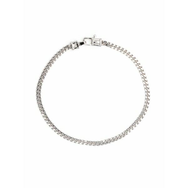 トム白木 メンズ ブレスレット・バングル・アンクレット 佩び物 Curb m bracelet Silver