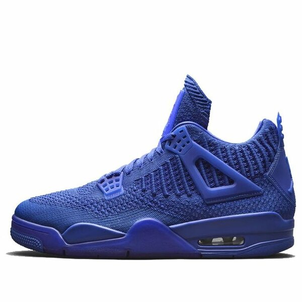 Jordan ジョーダン メンズ スニーカー 【Air Jordan 4 Flyknit \'Hyper Royal\' AQ3559-400】 サイズ US_8(26.0cm)|asty