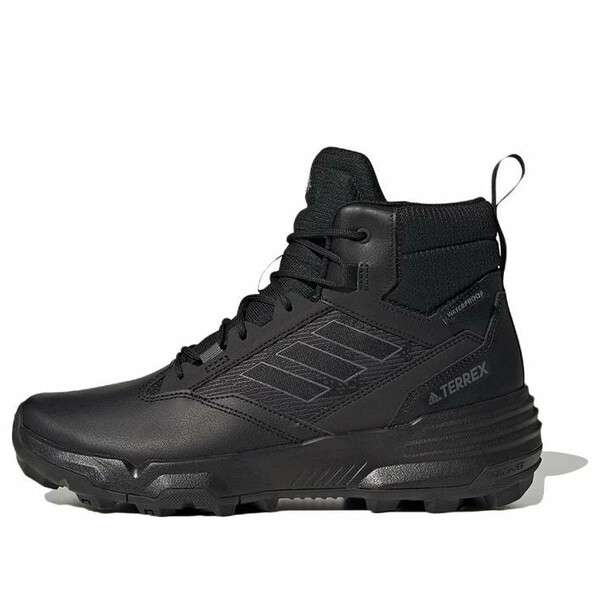 adidas アディダス メンズ スニーカー 【adidas Terrex Unity Leather Mid Rain.RDY 'Black Grey' GZ3325】 サイズ US_11(29.0cm)|asty