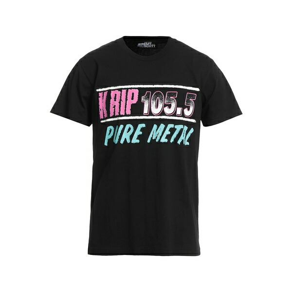 【送料無料】 ジェレミー スコット メンズ Tシャツ トップス T-shirts Black