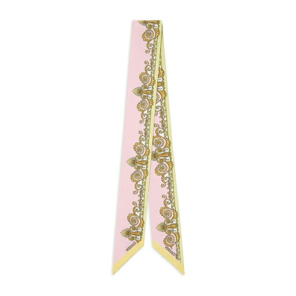 ヴェルサーチ メンズ えり巻き・袈裟・えり巻き 付属物 Barocco-print scarf Pink
