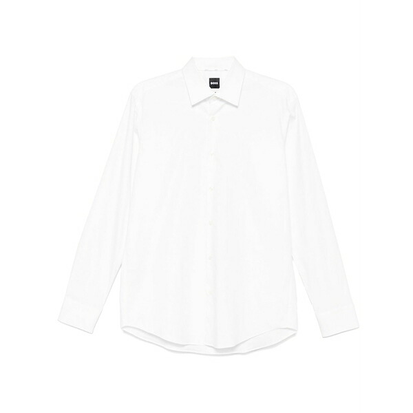 ボス メンズ シャツ トップス Twill shirt White｜asty 23,660円