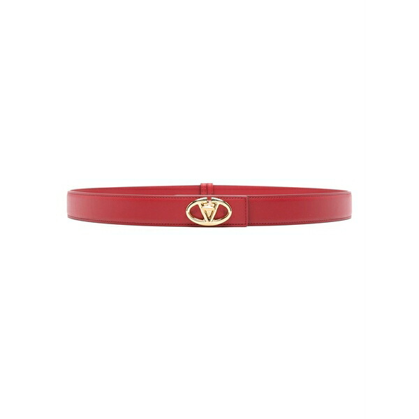 ヴァレンティノ ガラヴァーニ レディース 三尺帯 付属物 Vlogo signature leather belt  Red