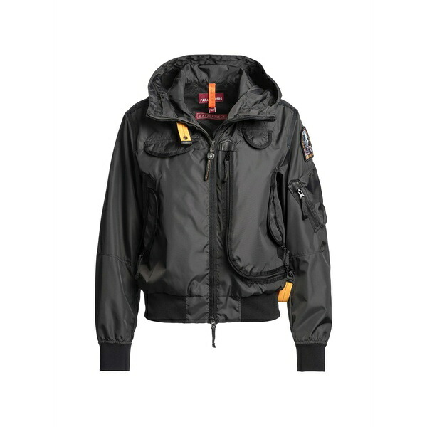 パラジャンパーズ レディース 上衣＆上衣 アウター Hooded multi-pocket jacket Grey