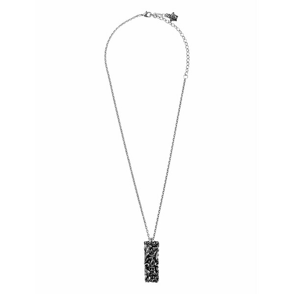 ヴェルサーチ メンズ 首飾り・チョー鉄道車両 佩び物 Logo-engraved necklace Silver