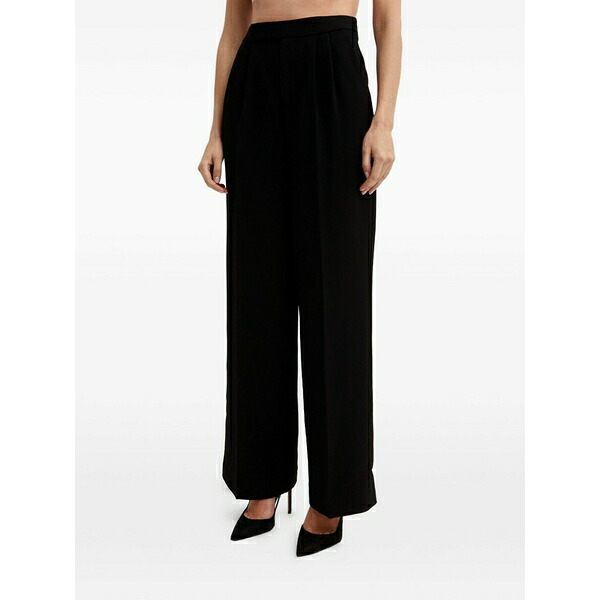 ローラン・ムレ レディース カジュアルパンツ ボトムス Pressed-crease trousers Black｜asty
