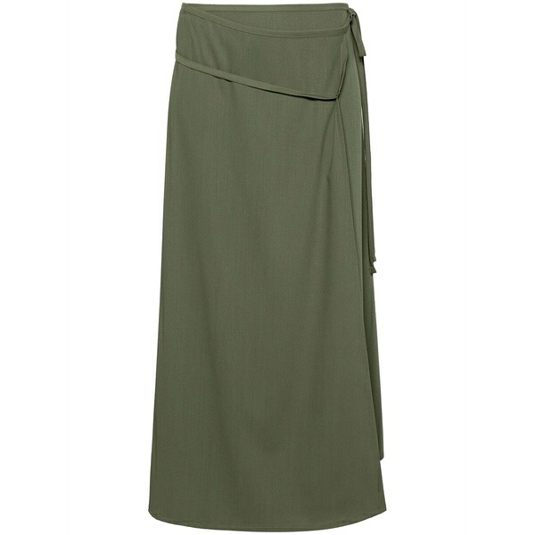 ルメール レディース スカート ボトムス Tied wrap midi skirt Green｜asty