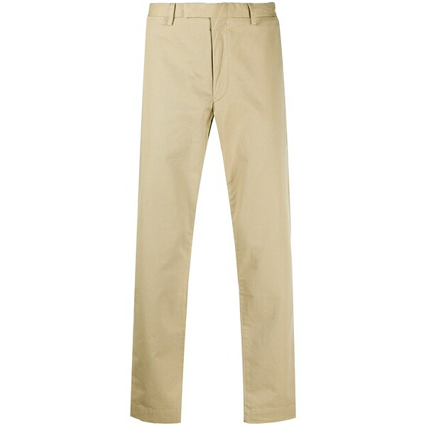 ラルフローレン メンズ カジュアルパンツ ボトムス Straight-leg mid-rise chinos Neutrals|asty