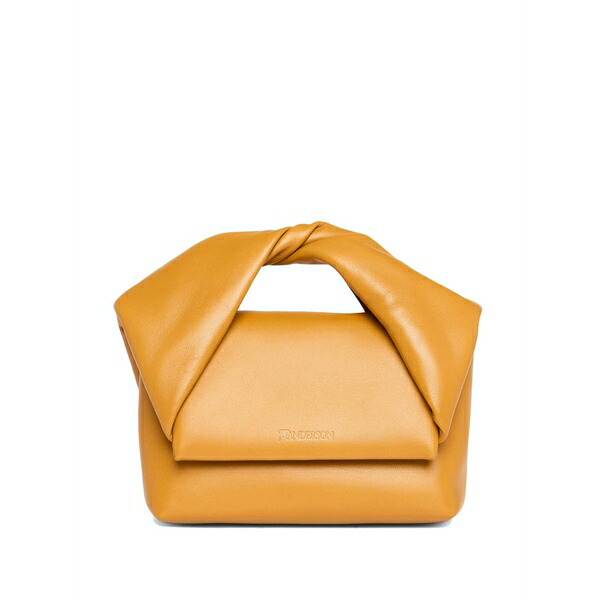 J.W.アンダーソン レディース トートバッグ バッグ Small twister leather tote bag Brown｜asty