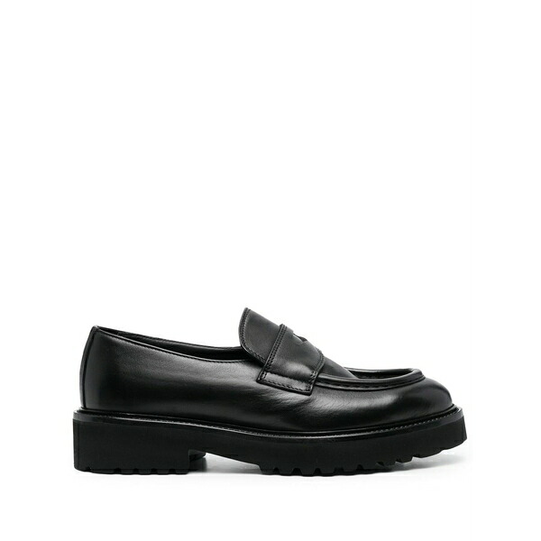 ドンカルズ レディース スリッポン・ローファー シューズ Ridged-sole detail loafers Black