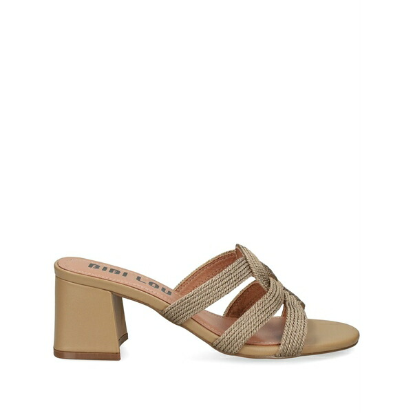 ビビロウ レディース サンダル シューズ 60mm alia sandals Neutrals｜asty