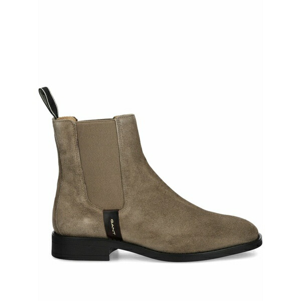 ガント レディース ブーツ シューズ Elasticated-panel boots Neutrals｜asty
