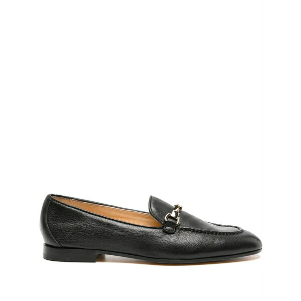 ドンカルズ レディース スリッポン・ローファー シューズ Horsebit-detail leather loafers Black