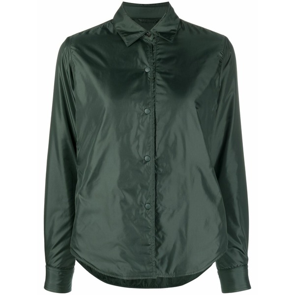 アスペジ レディース ジャケット&ブルゾン アウター Padded shirt jacket Green|asty