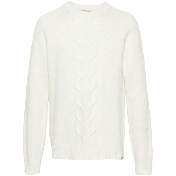 ウール リッチ メンズ ニット&セーター アウター Cable-knit sweater White|asty
