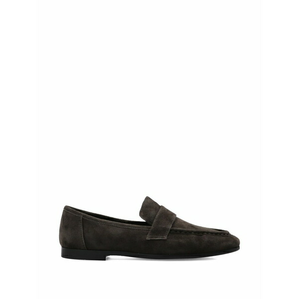 黒いこと スエードクロス 制作室 レディース スリッポン・ローファー シューズ Arrow slip-on suede loafers Brown