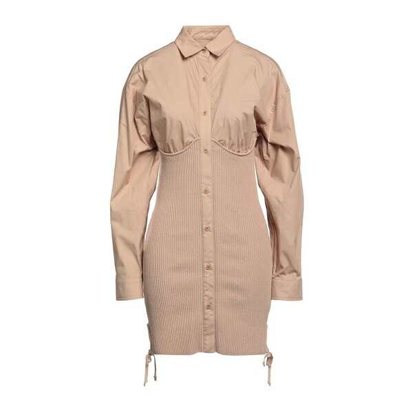 【送料無料】 アンドレダモ レディース ワンピース トップス Mini dresses Beige｜asty