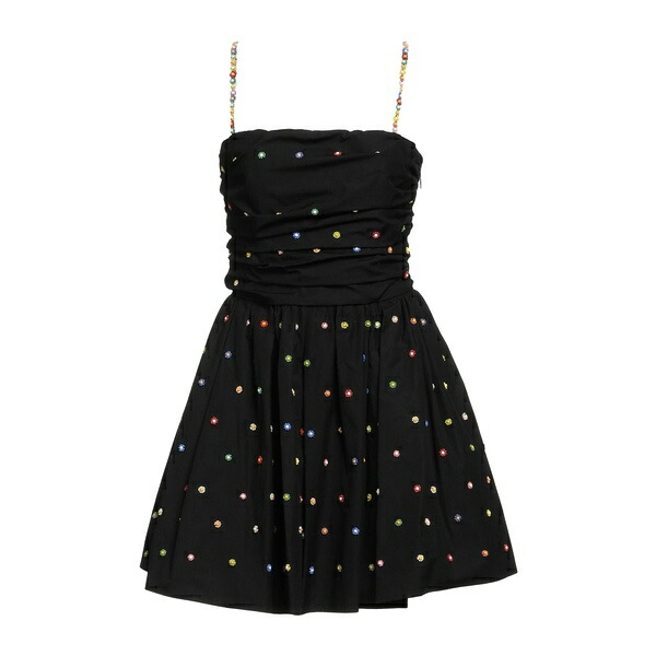 【送料無料】 エムエスジイエム レディース ワンピース トップス Mini dresses Black