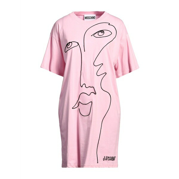 【送料無料】 モスキーノ レディース ワンピース トップス Mini dresses Pink