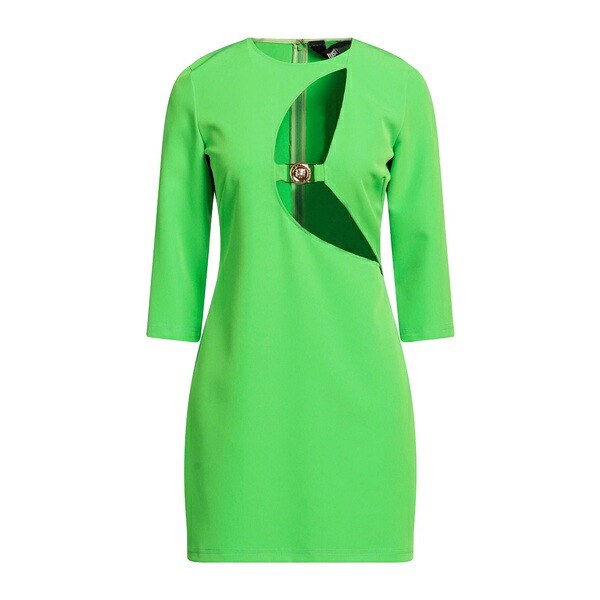【送料無料】 ロベルトカヴァリ レディース ワンピース トップス Mini dresses Green｜asty