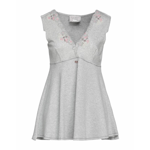 【送料無料】 エリサ カヴァレッティ バイ ダニエラ ダッラヴァッレ レディース ワンピース トップス Mini dresses Grey