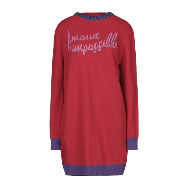【送料無料】 ピンコ レディース ワンピース トップス Mini dresses Red