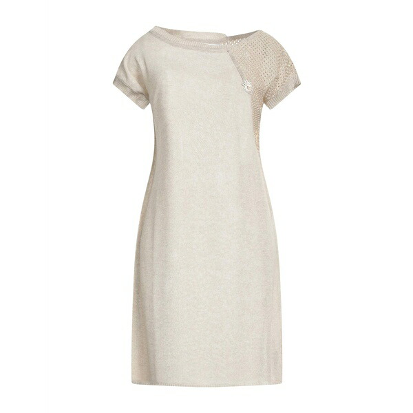【送料無料】 エリサ カヴァレッティ バイ ダニエラ ダッラヴァッレ レディース ワンピース トップス Mini dresses Beige｜asty