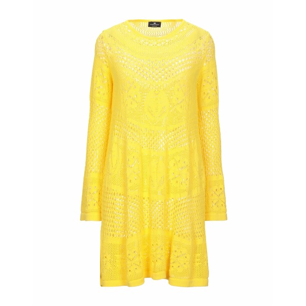 【送料無料】 エリザベスフランキ レディース ワンピース トップス Mini dresses Yellow