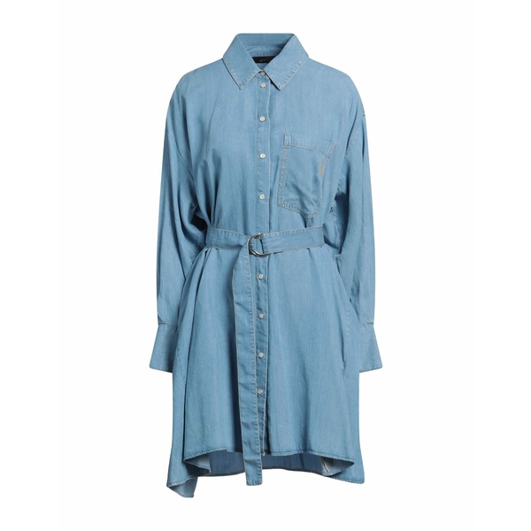 【貨物輸送無料】 ツイン仕掛ける レディース 衣装 トップス Mini dresses Blue