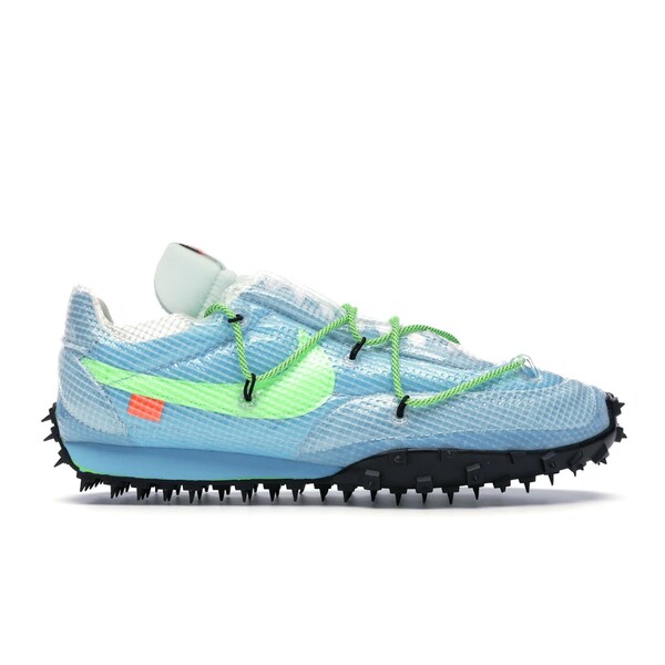 Nike ナイキ レディース スニーカー 【Nike Waffle Racer Off-White Vivid Sky (Women's)】 サイズ US_7.5(24.5cm) Vivid Sky/Black-Electric Green