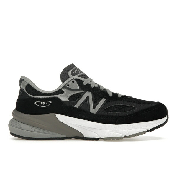 New Balance ニューバランス レディース スニーカー 【New Balance 990v6 MiUSA Black Grey White (Women's)】 サイズ US_8(25.0cm) Black/White