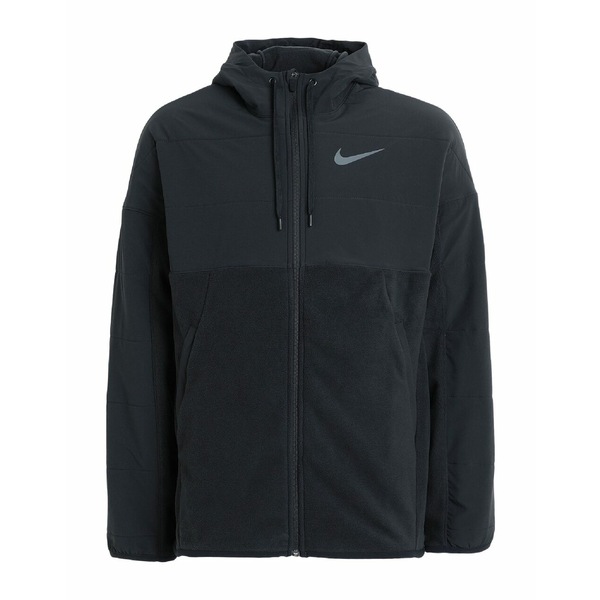 幅広type ナイキ パーカー・スウェットシャツ アウター メンズ Nike Men's Pro Pullover Fleece Training  Hoodie Black/Black 通販